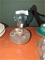 Vintage light with filament bulb