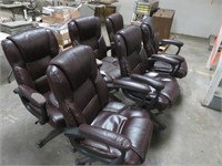 (6) Worn Office Chairs