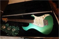 Rare Green Fender Performance Guitar w/ Hard Case