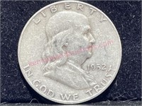 1952-D Franklin Half Dollar (90% silver)