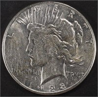 1928-S PEACE DOLLAR AU