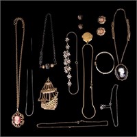 Costume Jewelry, Necklaces, Cameos