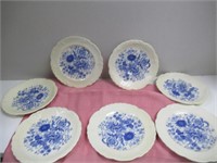 Lot Blue & White Plates (Taylor Smith Taylor)