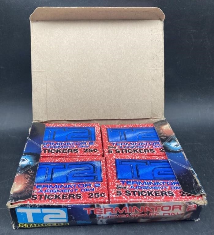 (S) Terminator T2 wax box sealed packs 48ct