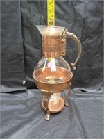 Mid-Century Copper & Glass Coffee Server with