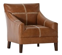 Sylas Brown Leather Chair