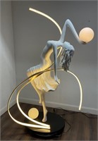 Ribbon Dancer LED Statue Floor Lamp 72 inches