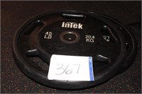 (2) PB Extreme 45lbs weight plates