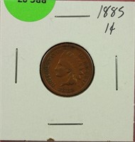 1885 Indian Cent VF