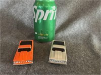 Funline Diecast 1:64 Scale Orange and Silver Cars