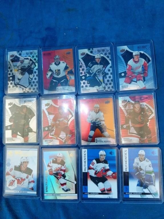 Allure cards, rookies etc, Hughes brothers cards