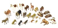 Grouping of Composition & Other Animal Figurines