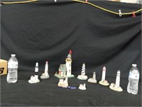 ASSORTED STYLES OF LIGHTHOUSES