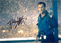 Autograph Bruce Willis Photo