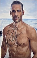 Autograph Paul Walker Photo