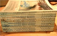 STACK OF VINTAGE NAVAL MAGAZINES