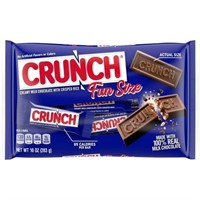 (4)Nestle Crunch Fun Size Bars 283g Bag