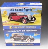 Lot # 3961 - 2) Franklin Mint Die Cast Collector