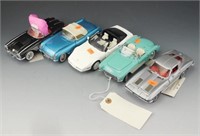 Lot # 3957 - (5) Franklin Mint Die Cast Collector