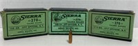 (CC) Sierra 270 Caliber Bullets, 150Gr.,