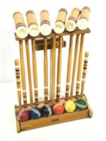 VTG Forster Croquet Set & Rack