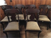 Set of Six Mahogany Victorian Chairs