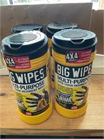 4 cans of big wipes