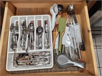 Silverware and contents of drawer