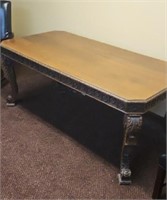 LARGE LIBRARY TABLE W/ DRAWERS