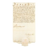 Pope Clement XI Papal Brief on Vellum c. 1712