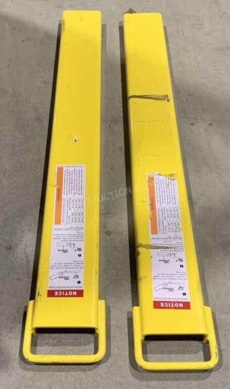 Set of 2 66" Forklift Fork Extensions - NEW