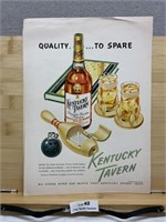 Kentucky Tavern Bowling Liquor Advertisement 11