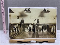Poster-Picture Pinsetters at Old Bowling Alley