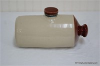 Vintage Stoneware Crock Water Bottle Foot Warmer