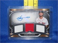 Xander Bogaerts Patch Auto #'d / 125