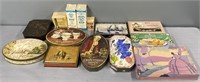 Tin Litho Advertising Containers Lot Collection