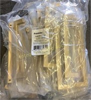 20ct FranklinBrass Simple Square Pull Bars 5-1/16"