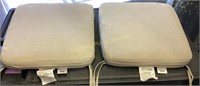 2pk Hampton Bay Outdoor Seat Cushions 19"x19”