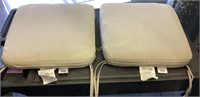 2pk Hampton Bay Outdoor Seat Cushions 19"x19”