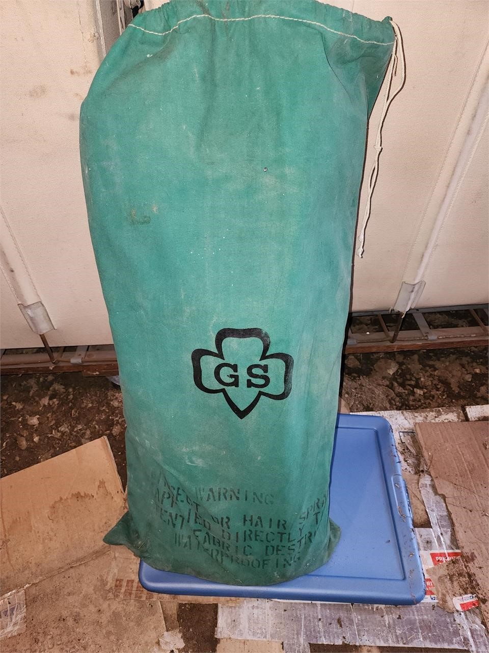Girl Scout Tent In Original Bag With Wood Pole