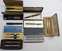 Group of Fountain Pens & Ball Point