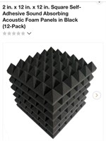 Square  Sound Absorbing Acoustic Foam Panels
