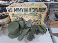 1960'S ARMY FOOTLOCKER & MARX TOYS
