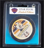 Nhl Mighty Ducks Limited Edition Star Puck