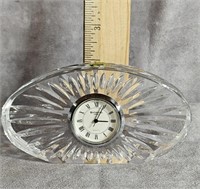 WATERFORD CRYSTAL CLOCK IN THE BOX