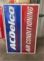 AC Delco air conditioning sign, 36" x 24"