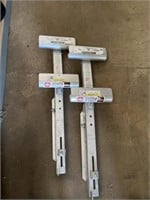 (2) Steel Ladder Jacks