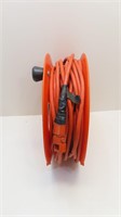 extension cord on reel, damaged