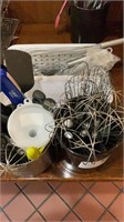 Kitchen Utensils / Metal Whisks, Knives, Spoons,