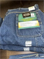2 pair Key dungaree jeans size 48x30
